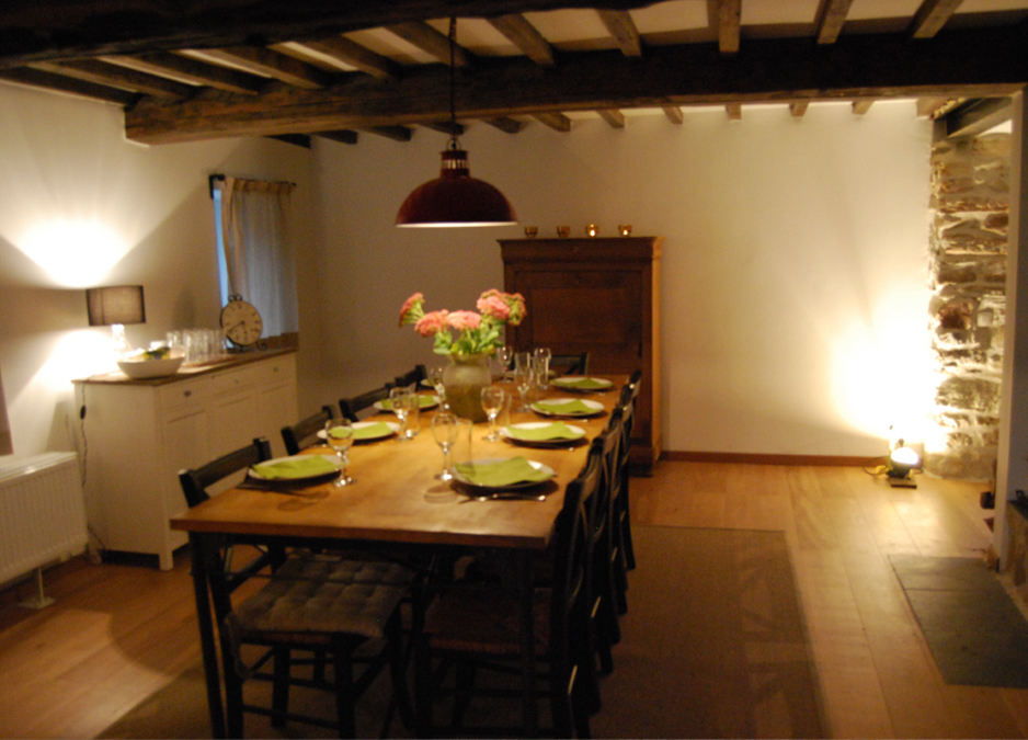 Salle à manger du gîte